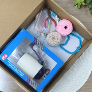 Kit Tricotin Filo di Alluminio, mulinetto prym, telaio, template digital download