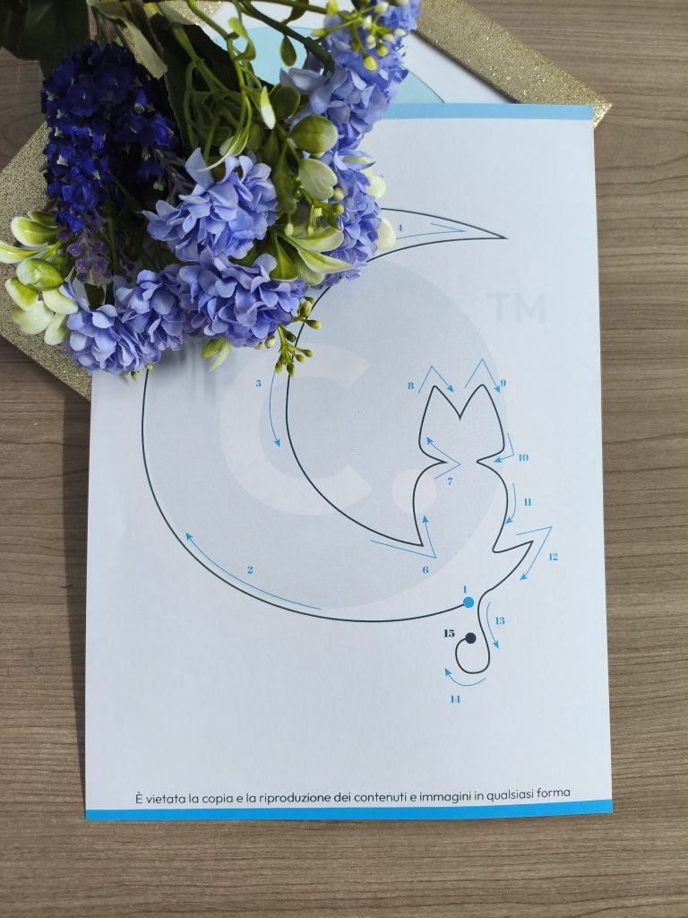 template luna con cane