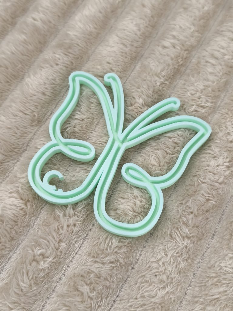 Telaio farfallina a due ali per filoforma