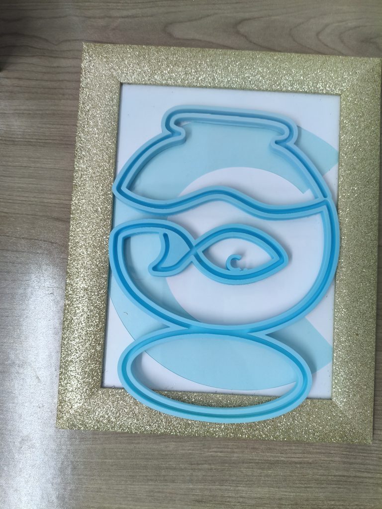 Telaio Filoforma Boccia con pesce